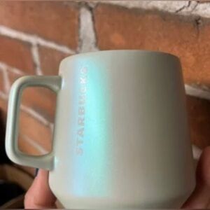 Starbucks Shimmer Mint Green 12 Oz Ceramic Mug 2021